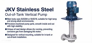 External vertical stainless steel pump 2