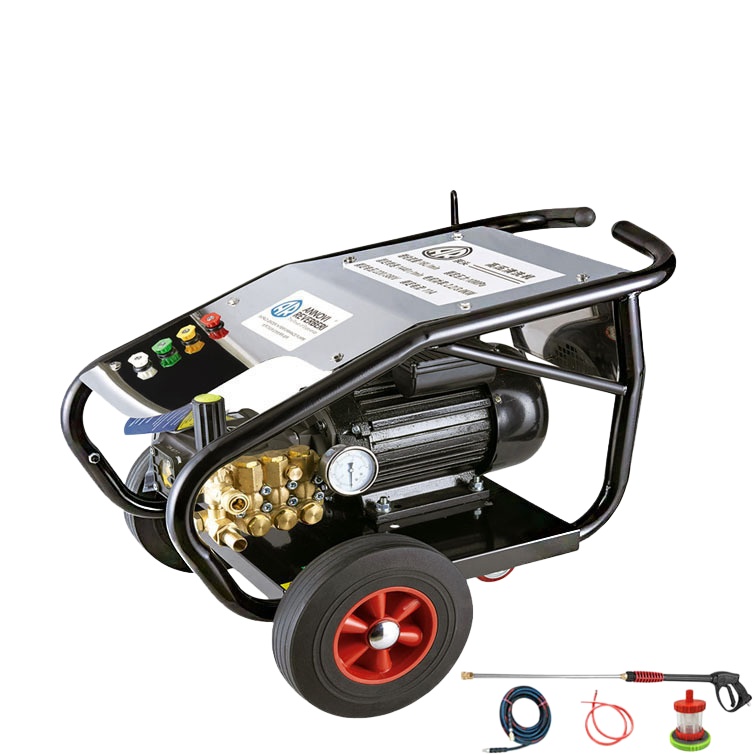 High pressure pump cleaning machine