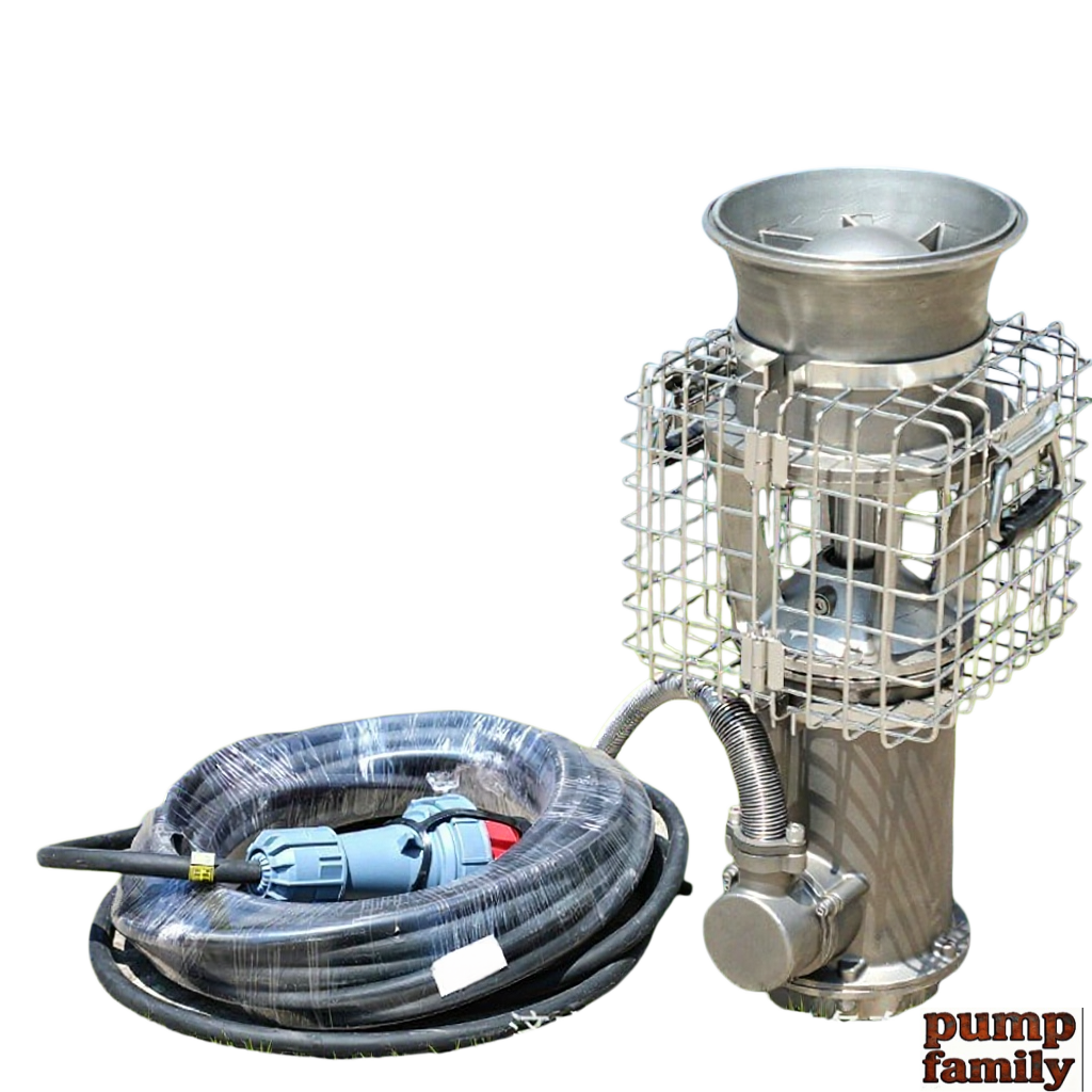 Permanent magnet synchronous motor submersible pump