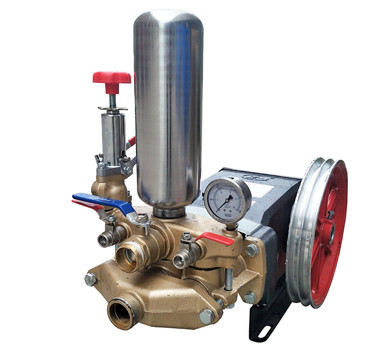 Three cylinder plunger pump