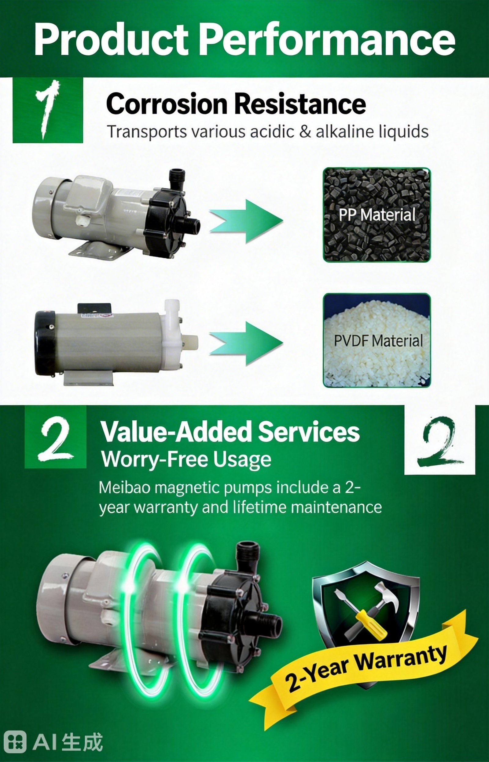 Miniature magnetic pump