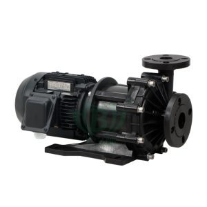 Miniature plastic magnetic pump